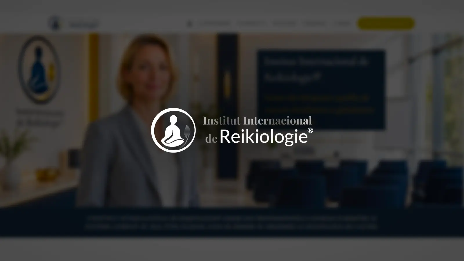 Logo Institut International de Reikiologie sur une image du site Institut International de Reikiologie