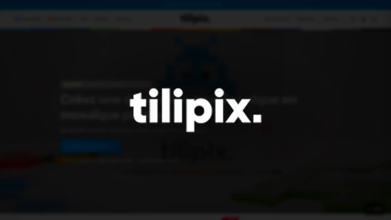 Logo Tilipix sur une image du site Tilipix